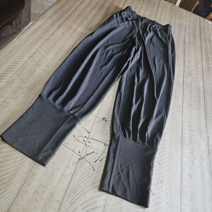 Q'neel Black Leggings Jogger With Pockets, Pull-on Size 8